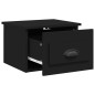 vidaXL Mesitas de noche de pared 2 uds negra 41,5x36x28 cm vidaXL Mesitas de noche de pared 2 uds negra 41,5x36x28 cm