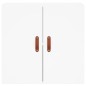 vidaXL Armario de pared madera de ingeniería blanco 60x31x60 cm vidaXL Armario de pared madera de ingeniería blanco 60x31x60 cm