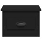 vidaXL Mesitas de noche de pared 2 uds negra 41,5x36x28 cm vidaXL Mesitas de noche de pared 2 uds negra 41,5x36x28 cm