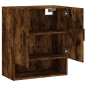vidaXL Armario de pared madera de ingeniería roble ahumado 60x31x70 cm vidaXL Armario de pared madera de ingeniería roble ahumado 60x31x70 cm