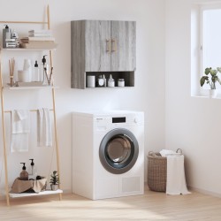 vidaXL Armario de pared madera de ingeniería gris Sonoma 60x31x70 cm