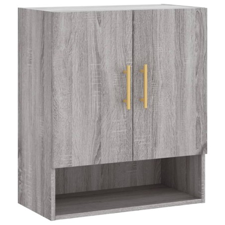 vidaXL Armario de pared madera de ingeniería gris Sonoma 60x31x70 cm