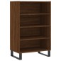 vidaXL Aparador alto madera de ingeniería marrón roble 57x35x90 cm vidaXL Aparador alto madera de ingeniería marrón roble 57x35x90 cm