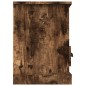 vidaXL Mueble para TV madera contrachapada roble ahumado 100x35x50 cm