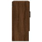 vidaXL Armario de pared madera de ingeniería marrón roble 60x31x70 cm vidaXL Armario de pared madera de ingeniería marrón roble 60x31x70 cm
