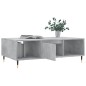 vidaXL Mesa de centro madera de ingeniería gris hormigón 104x60x35 cm vidaXL Mesa de centro madera de ingeniería gris hormigón 104x60x35 cm