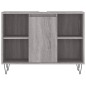 vidaXL Mueble de baño madera de ingeniería gris Sonoma 80x33x60 cm vidaXL Mueble de baño madera de ingeniería gris Sonoma 80x33x60 cm