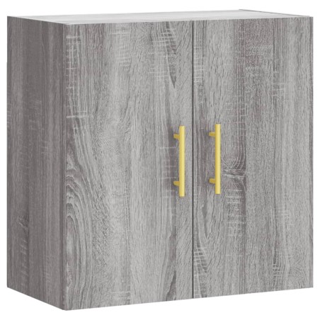 vidaXL Armario de pared madera de ingeniería gris Sonoma 60x31x60 cm