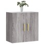 vidaXL Armario de pared madera de ingeniería gris Sonoma 60x31x60 cm