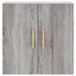 vidaXL Armario de pared madera de ingeniería gris Sonoma 60x31x60 cm