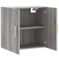 vidaXL Armario de pared madera de ingeniería gris Sonoma 60x31x60 cm