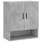 vidaXL Armario de pared madera de ingeniería gris hormigón 60x31x70 cm vidaXL Armario de pared madera de ingeniería gris hormigón 60x31x70 cm