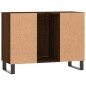 vidaXL Mueble de baño madera de ingeniería roble marrón 80x33x60 cm vidaXL Mueble de baño madera de ingeniería roble marrón 80x33x60 cm