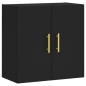 vidaXL Armario de pared madera de ingeniería negro 60x31x60 cm vidaXL Armario de pared madera de ingeniería negro 60x31x60 cm
