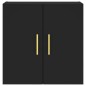 vidaXL Armario de pared madera de ingeniería negro 60x31x60 cm vidaXL Armario de pared madera de ingeniería negro 60x31x60 cm