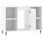 vidaXL Mueble de baño madera de ingeniería blanco 80x33x60 cm vidaXL Mueble de baño madera de ingeniería blanco 80x33x60 cm