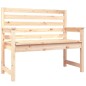 vidaXL Banco de jardín madera maciza de pino 109x48x91,5 cm vidaXL Banco de jardín madera maciza de pino 109x48x91,5 cm