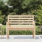 vidaXL Banco de jardín madera maciza de pino 109x48x91,5 cm vidaXL Banco de jardín madera maciza de pino 109x48x91,5 cm
