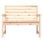 vidaXL Banco de jardín madera maciza de pino 109x48x91,5 cm vidaXL Banco de jardín madera maciza de pino 109x48x91,5 cm