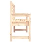 vidaXL Banco de jardín madera maciza de pino 109x48x91,5 cm vidaXL Banco de jardín madera maciza de pino 109x48x91,5 cm