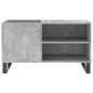 vidaXL Mueble de discos madera de ingeniería gris hormigón 85x38x48 cm vidaXL Mueble de discos madera de ingeniería gris hormigón 85x38x48 cm