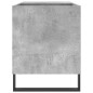vidaXL Mueble de discos madera de ingeniería gris hormigón 85x38x48 cm vidaXL Mueble de discos madera de ingeniería gris hormigón 85x38x48 cm