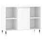 vidaXL Mueble de baño madera de ingeniería blanco brillo 80x33x60 cm