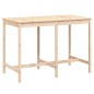 vidaXL Mesa de jardín madera maciza de pino 159,5x82,5x110 cmcm vidaXL Mesa de jardín madera maciza de pino 159,5x82,5x110 cmcm