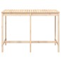 vidaXL Mesa de jardín madera maciza de pino 159,5x82,5x110 cmcm vidaXL Mesa de jardín madera maciza de pino 159,5x82,5x110 cmcm