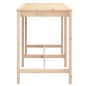 vidaXL Mesa de jardín madera maciza de pino 159,5x82,5x110 cmcm vidaXL Mesa de jardín madera maciza de pino 159,5x82,5x110 cmcm