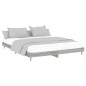 vidaXL Estructura de cama madera contrachapada gris Sonoma 140x200 cm vidaXL Estructura de cama madera contrachapada gris Sonoma 140x200 cm