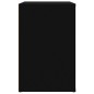 vidaXL Mueble zapatero madera contrachapada negro 130x35x54 cm