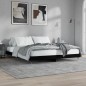 vidaXL Estructura de cama madera contrachapada negra 200x200 cm vidaXL Estructura de cama madera contrachapada negra 200x200 cm