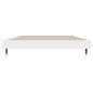 vidaXL Estructura de cama madera contrachapada blanca 90x200 cm