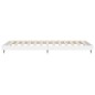 vidaXL Estructura de cama madera contrachapada blanca 90x200 cm