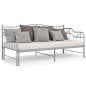 vidaXL Estructura de sofá cama extraíble de metal gris 90x200 cm vidaXL Estructura de sofá cama extraíble de metal gris 90x200 cm