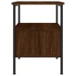 vidaXL Mesitas noche 2 uds madera ingeniería marrón roble 34x36x50 cm vidaXL Mesitas noche 2 uds madera ingeniería marrón roble 34x36x50 cm
