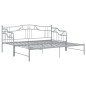 vidaXL Estructura de sofá cama extraíble de metal gris 90x200 cm vidaXL Estructura de sofá cama extraíble de metal gris 90x200 cm