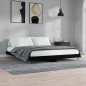 vidaXL Estructura de cama madera contrachapada negra 200x200 cm