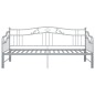 vidaXL Estructura de sofá cama extraíble de metal gris 90x200 cm vidaXL Estructura de sofá cama extraíble de metal gris 90x200 cm