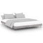 vidaXL Estructura de cama madera contrachapada gris Sonoma 160x200 cm vidaXL Estructura de cama madera contrachapada gris Sonoma 160x200 cm