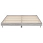 vidaXL Estructura de cama madera contrachapada gris Sonoma 160x200 cm vidaXL Estructura de cama madera contrachapada gris Sonoma 160x200 cm