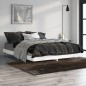 vidaXL Estructura de cama de madera contrachapada blanca 140x190 cm vidaXL Estructura de cama de madera contrachapada blanca 140x190 cm