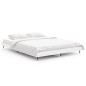 vidaXL Estructura de cama de madera contrachapada blanca 140x190 cm vidaXL Estructura de cama de madera contrachapada blanca 140x190 cm