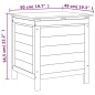 vidaXL Arcón de jardín madera maciza abeto blanco 50x49x56,5 cm vidaXL Arcón de jardín madera maciza abeto blanco 50x49x56,5 cm