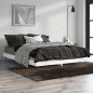 vidaXL Estructura de cama de madera contrachapada blanca 140x190 cm vidaXL Estructura de cama de madera contrachapada blanca 140x190 cm
