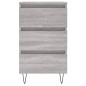 vidaXL Mesita de noche madera de ingeniería gris Sonoma 40x35x69 cm vidaXL Mesita de noche madera de ingeniería gris Sonoma 40x35x69 cm