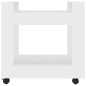 vidaXL Carrito de escritorio madera contrachapada blanco 60x45x60 cm vidaXL Carrito de escritorio madera contrachapada blanco 60x45x60 cm