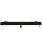 vidaXL Estructura de cama de madera contrachapada negra 120x190 cm vidaXL Estructura de cama de madera contrachapada negra 120x190 cm