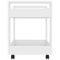 vidaXL Carrito de escritorio madera contrachapada blanco 60x45x60 cm vidaXL Carrito de escritorio madera contrachapada blanco 60x45x60 cm